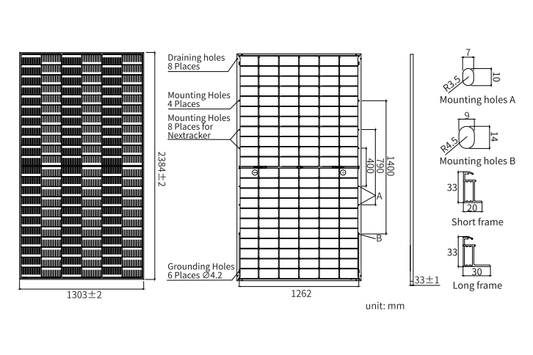 Double Glass Bifacial Modules -JAM 440W-710W