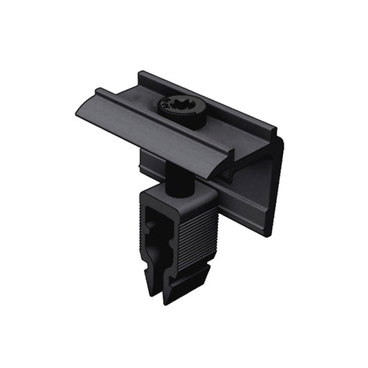 Black Quick Installation Solar End Clamps