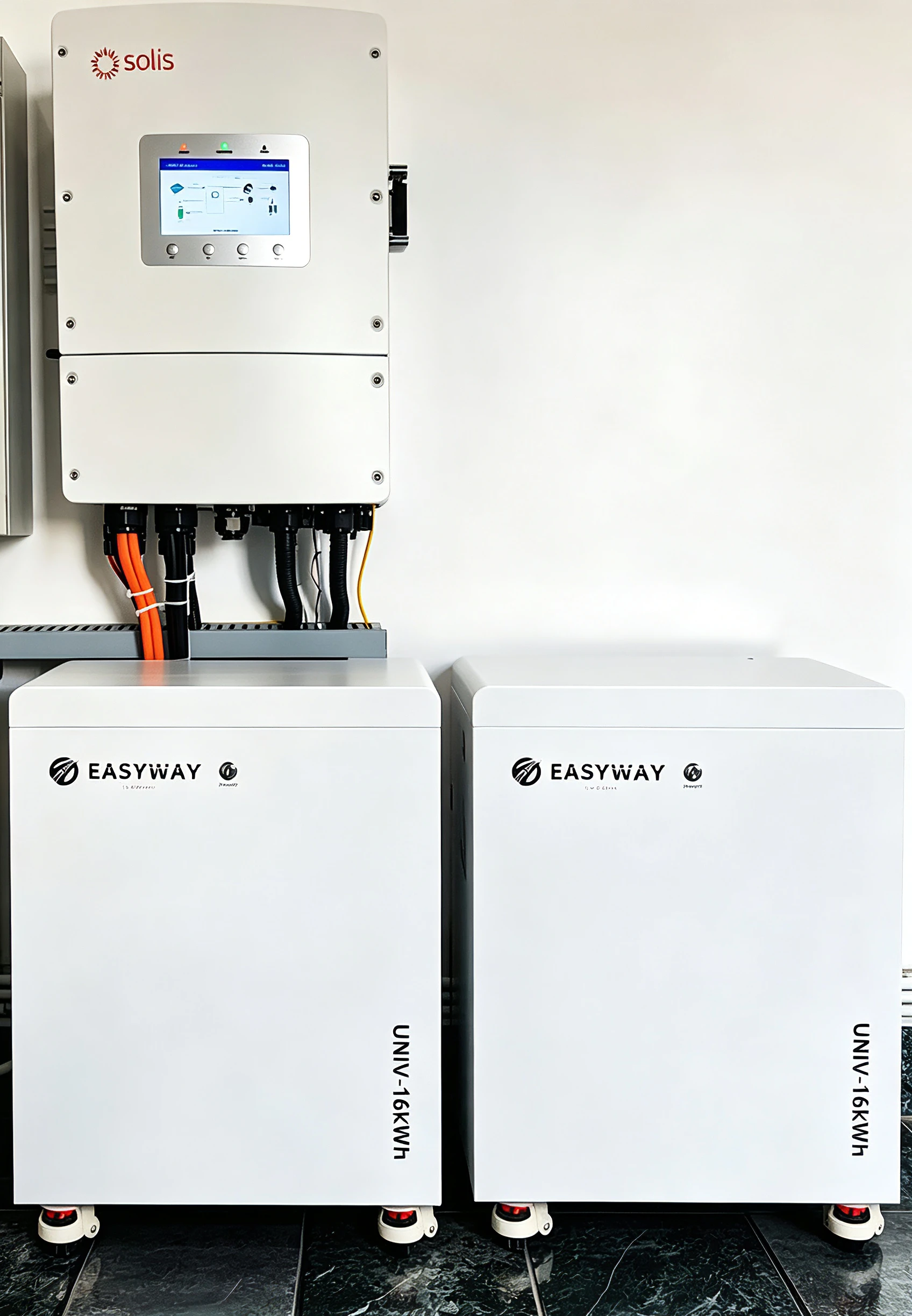 EASYWAY UNIV-16kWh WP free-standing low voltage home ESS with Solis three phase inverter